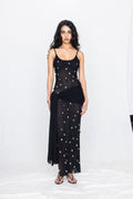 Hand-beaded Dress Onyx