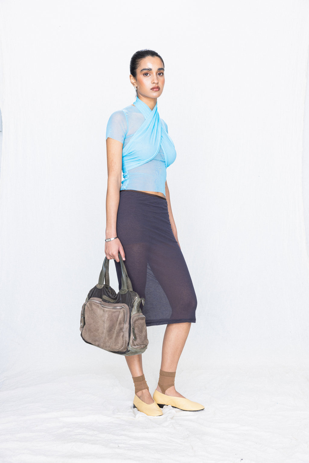 Wrap Top Turquoise
