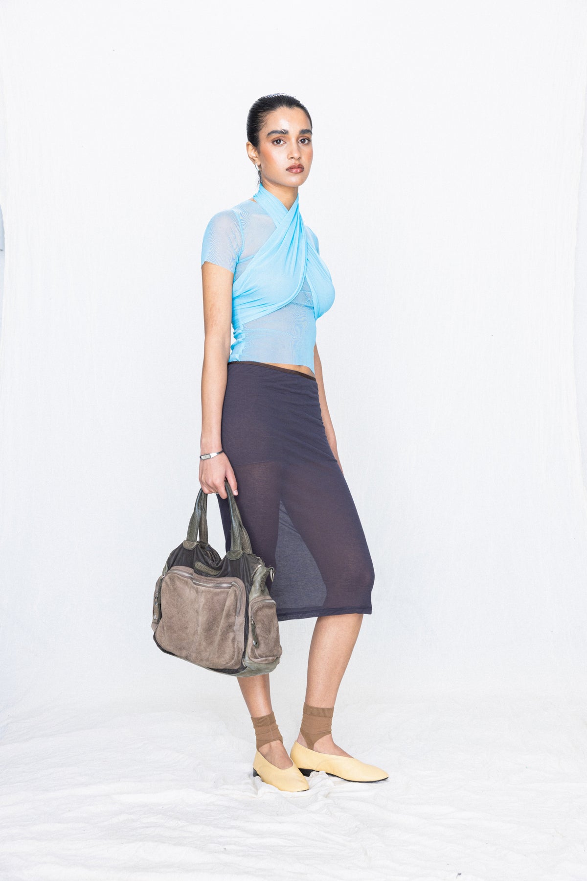 Wrap Top Turquoise